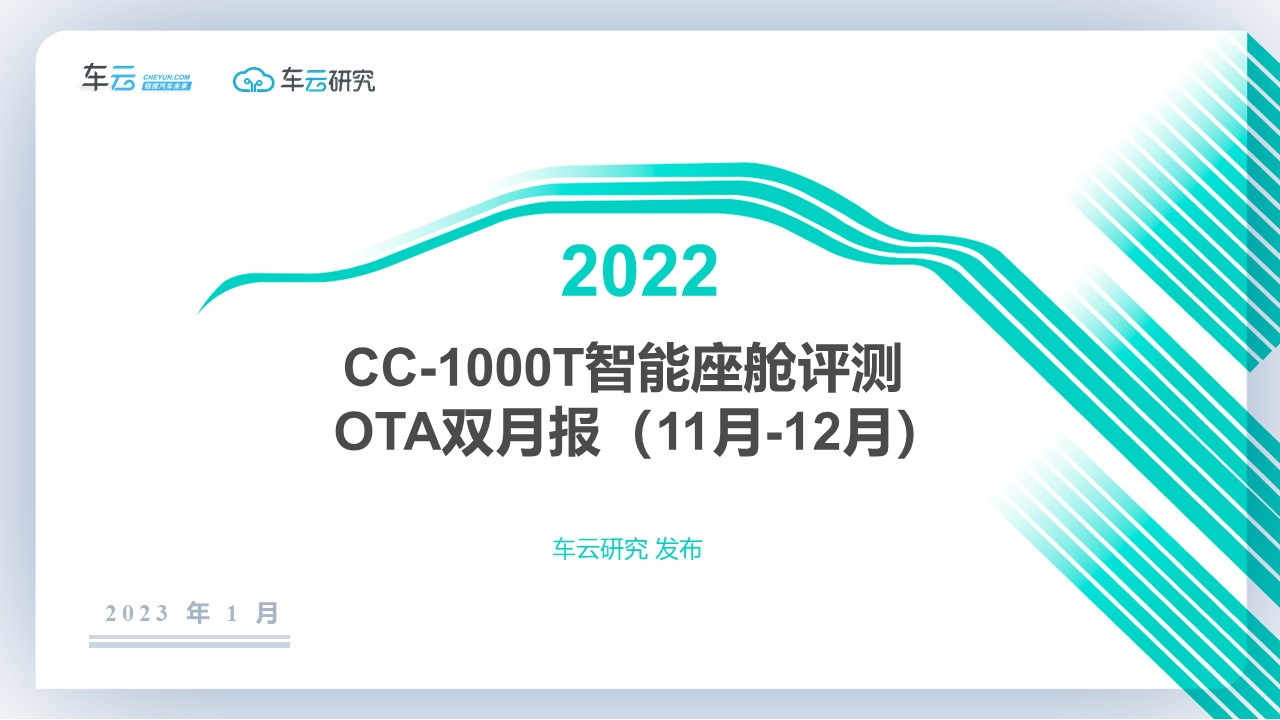 bob客户端下载OTA双月报（2022年11-12月）发布丨CC-1000T智能