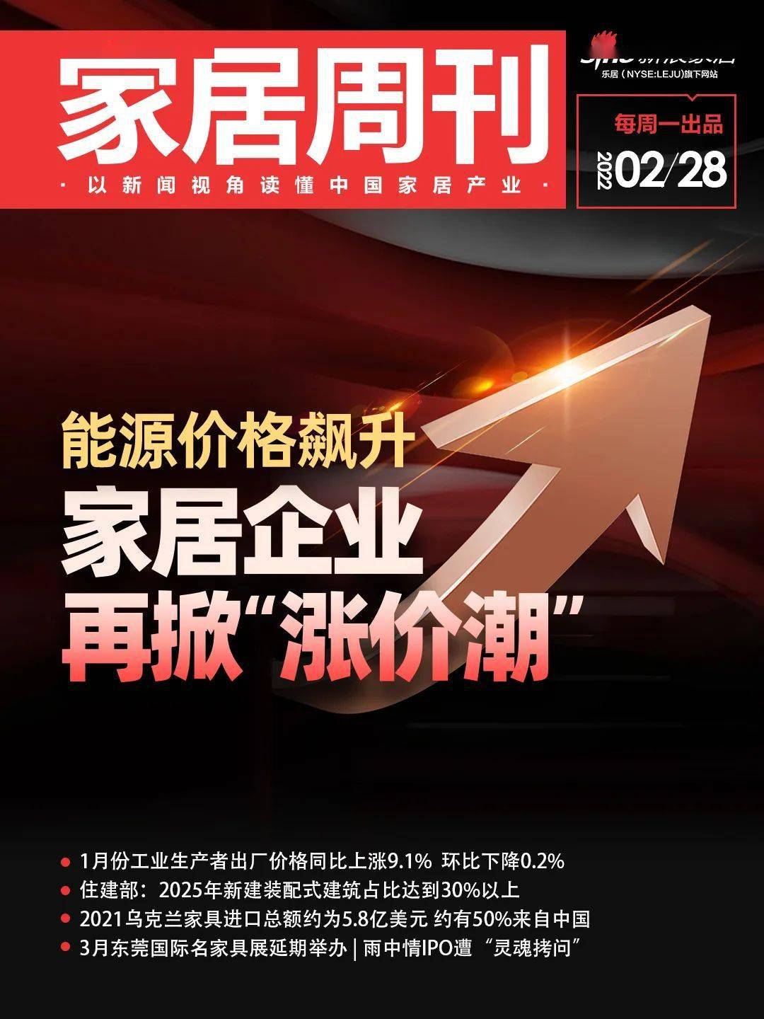 家居周刊 家居企业涨价潮；1月PPI同比上涨91%bob客户端下载；3月东莞家具